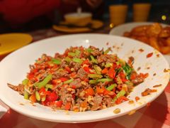 小炒黄牛肉-俭朴菜(鲁磨路店)