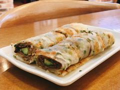 葱饼卷牛肉-台北楚楚园馅饼粥(虹桥南丰城店)