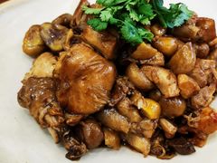 板栗炖溜达鸡-丽泽山庄·生态怀柔菜·虹鳟鱼(红螺寺店)