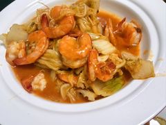 大虾烧白菜-宝发园名菜馆