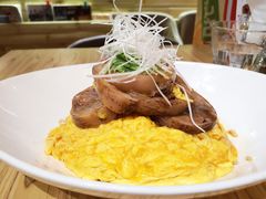 自家制日式叉烧蛋包饭-Ufufu cafe(天神巷店)