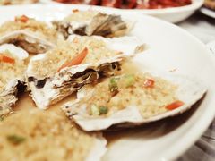 蒜蓉扇贝-笔墨纸虾之烧烤海鲜虾尾(好爱广场店)