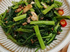 柳州田螺肉炝空心菜-水平有限广西米粉·广西风味集(五道口店)