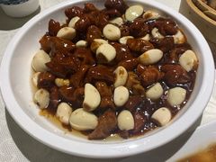 腊八蒜烧肥肠-老浒记烤鸭-北京菜(琉璃厂店)