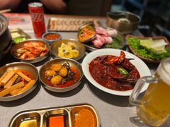 -草家酱蟹炭火烤肉店(珲春南路一店)