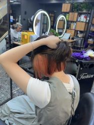 -藤野造型专业烫染接发