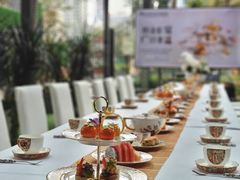 -深圳温德姆至尊酒店·大堂吧·户外花园