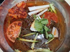 冻梨荞麦冷面-安小胖韩国烤肉(财富广场画苑小区店)
