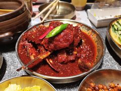 -草家酱蟹炭火烤肉店(珲春南路二店)
