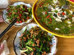 韭菜炒虾-礼州土碗菜