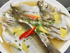 虾油蒸白条-万人缘酒楼