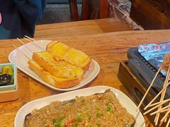 -路边摊小炉子烧烤