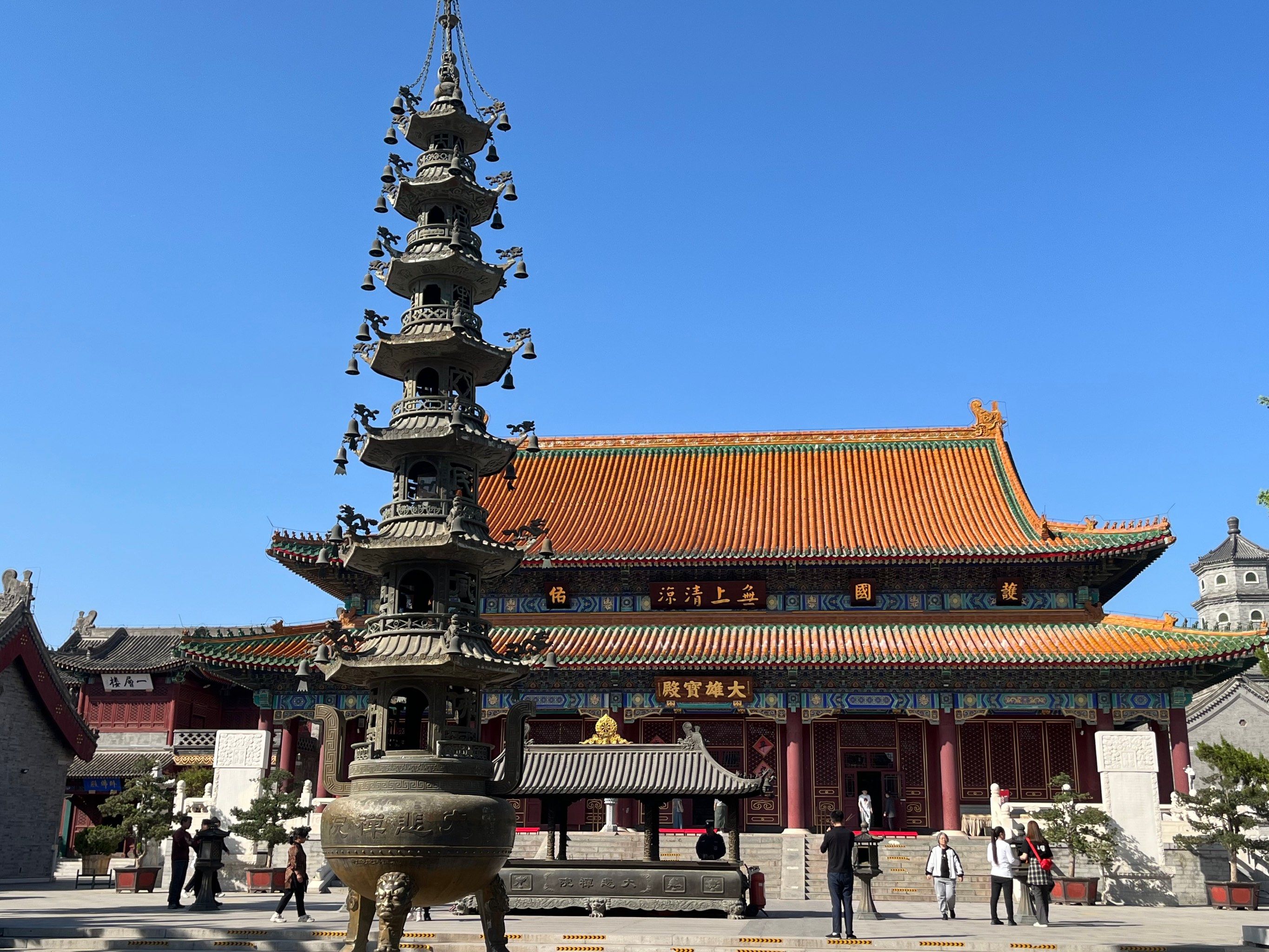 天津市中心的寺庙