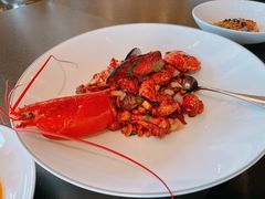 满宜香红葱炒波龙-山港凯悦酒店·东海88私房菜