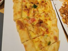 鸡肉奶酪皮塔饼-伊斯坦布尔土耳其清真咖啡餐厅