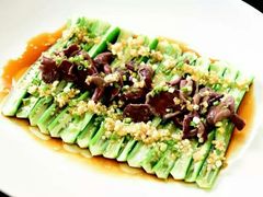 野生菌蒸秋葵-文杏酒楼(一品天下店)