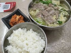 -吉林延边牛肉汤饭，大冷面