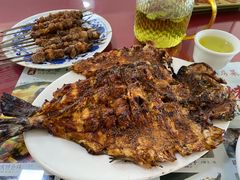 -北京龙庆四季香农家饭庄·灶台鱼·碳烤虹鳟鱼(龙庆峡店)