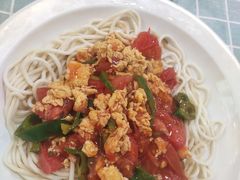 番茄鸡蛋拌面-冷峰马家鸡蛋牛奶醪糟(八朗学五巷店)