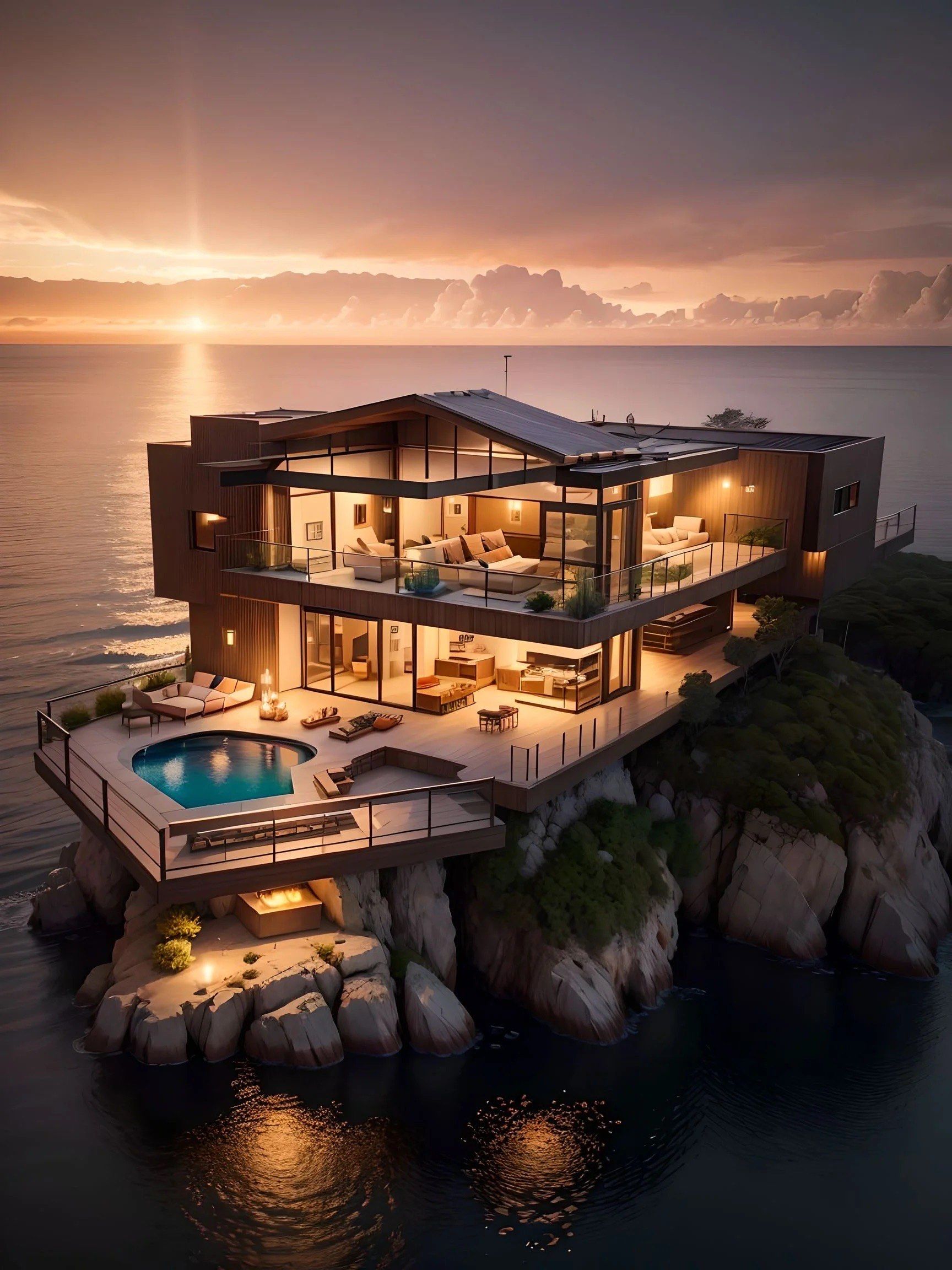 海边豪华别墅,选一套和闺蜜在这度假吧