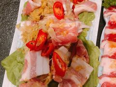 酸菜五花肉-一家东北烤肉(华大店)