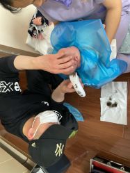 -慧婴轩婴儿理胎发胎毛笔胎毛画手足印(通州店)