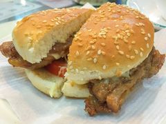 猪扒包-兰芳园(上环店)