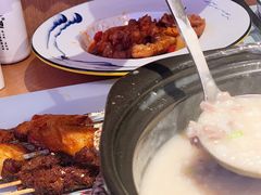 雪花牛肉粥-蚝翅·海鲜粥·烧烤·宁夏滩羊季(玉米楼店)