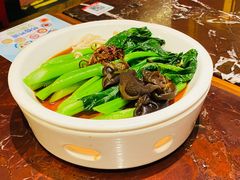 白灼菌菇菜心-新白鹿餐厅(爱琴海购物中心店)