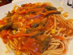 番茄牛柳丝烩意粉份-太平馆西餐厅(北京路店)