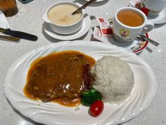 黑椒牛排饭-香港新发烧腊茶餐厅(书城店)