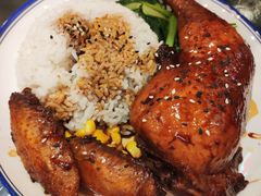 瑞士汁原只大鸡脾饭-港爺茶檔·茶餐厅(东晓南路店)
