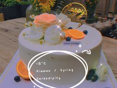 情深似海森系动物奶油水果蛋糕-艾加柒克蛋糕茶歇甜品台(春熙路店)