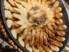 排骨豆角卷子-华盛园卷子王农家菜水库鱼