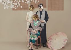 -时光纪亲子全家福照相馆(静安店母女写真父母纪念照)