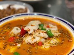 椒麻巴沙鱼-周姑娘不等味·牛羊肉火锅·螃蟹罗氏虾·烤鱼烤串(高邮店)