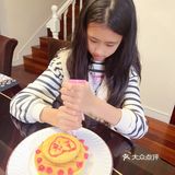 居家美食日记｜上海加油[爱心]戚风蛋糕