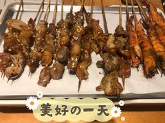 烤羔羊肉串-木屋烧烤(岗顶二店)