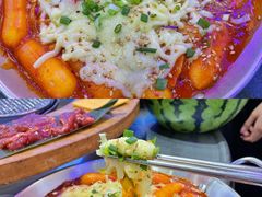 火焰芝士年糕-玄希浪漫厨房·韩料烤肉(湖滨银泰in77店)