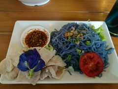 -蝶豆花蓝面条