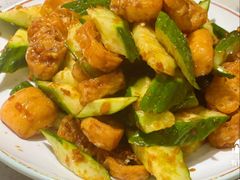 黄瓜拌油条-李军力烧烤(电厂路农业路店)