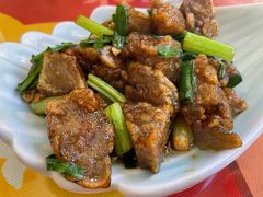 仙岛湖原始土菜虾米苕粉糕-鱼乐岛餐厅·户外花园主题餐厅