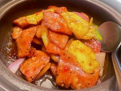菠萝猪颈肉-森隆饭庄(崇文门新世界百货店)