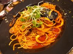 日式辣海鲜意面-机器人火炉披萨