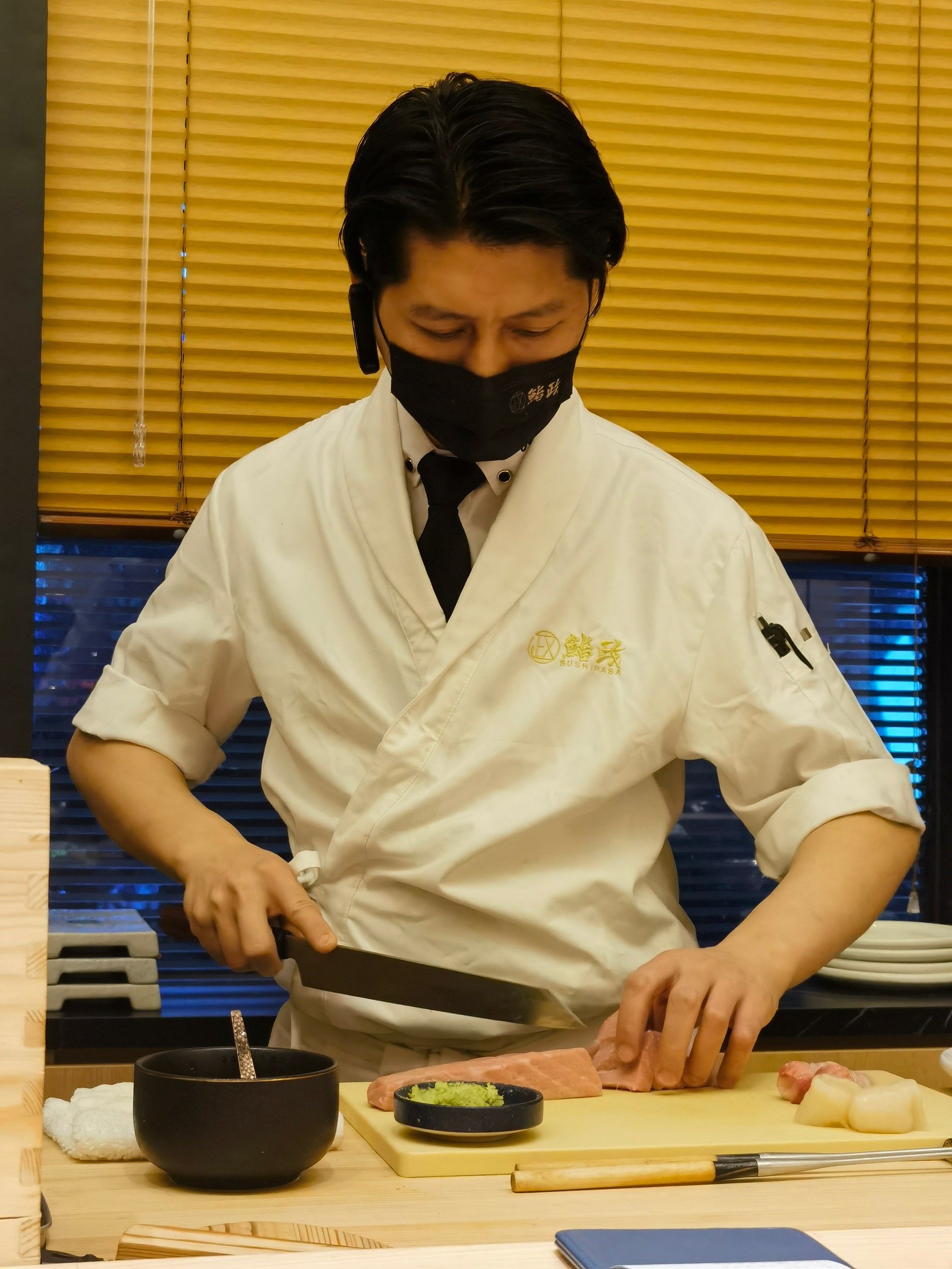 板前师傅都很帅气,会根据客人需求调整上菜顺序～
刺身新鲜,寿司很