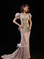 点击看大图 -艾拉·女王婚纱礼服馆