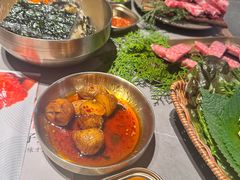 -草家酱蟹炭火烤肉店(珲春南路一店)