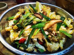 大盆有机菜花-呱呱叫民俗风味主题餐厅(沣峪口店)