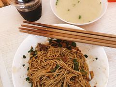 青椒干子肉丝干拌面-高邮面馆(明瓦廊店)