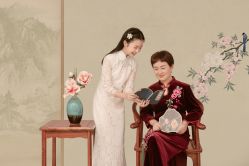 -时光纪亲子全家福照相馆(静安店母女写真父母纪念照)